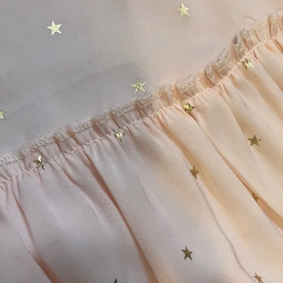 Aerie, NWOT XS pale pink star mini dress - Picture 4 of 4